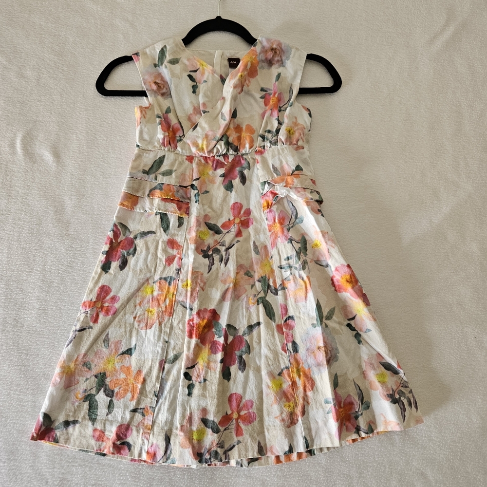 Tea Floral Girls Dress Size 8